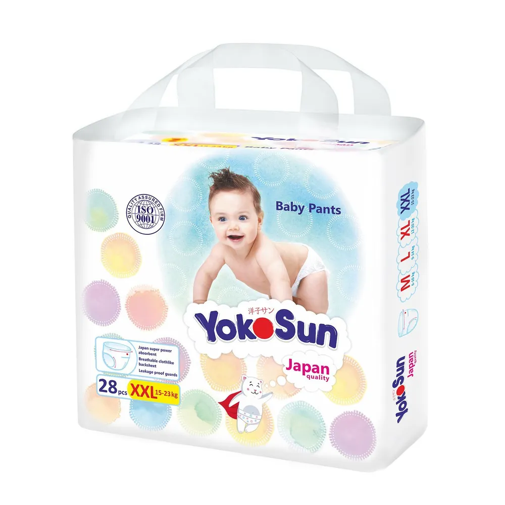 Подгузники-Трусики YOKOSUN XXL (15-23 кг) 28 шт