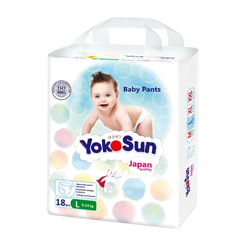 Подгузники-Трусики YOKOSUN L (9-14 кг) 18 шт